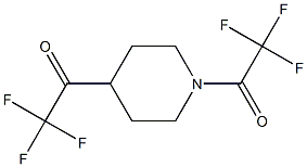 1,1'-(Piperidine-1,4-diyl)bis(2,2,2-trifluoroethanone) 结构式