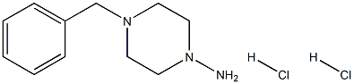 4-Benzylpiperazin-1-amine dihydrochloride 结构式