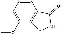 4-methoxyisoindolin-1-one 结构式