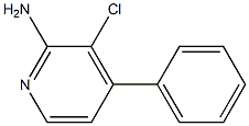 2-Amino-3-chloro-4-phenylpyridine 结构式
