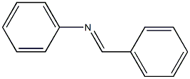 (E)-N-benzylideneaniline 结构式