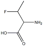 2-amino-3-fluorobutanoic acid 结构式