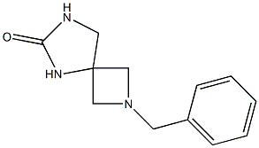 2-苄基-2,5,7-三氮杂螺[3,4]辛烷-6-酮 结构式