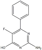 2-amino-5-fluoro-6-phenyl-pyrimidin-4-ol 结构式