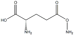 L-谷氨酸胺 结构式