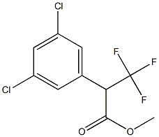 2-(3,5-Dichloro-phenyl)-3,3,3-trifluoro-propionic acid methyl ester 结构式