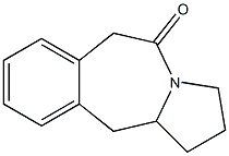 1,2,3,6,11,11a-hexahydro-5H-pyrrolo[2,1-b][3]benzazepin-5-one 结构式