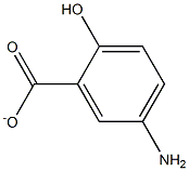 5-氨基水杨酸钠 结构式