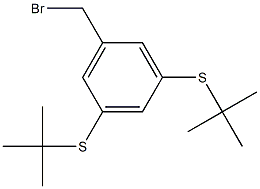 3,5-Bis(tert-butylthio)benzyl BroMide 结构式