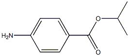 P-氨基苯甲酸异丙酯 结构式
