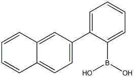 2-(2-萘基)苯硼酸 结构式