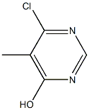 6-氯-4-羟基-5-甲基嘧啶 结构式