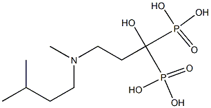 [1-Hydroxy-3-(MethylisopentylaMino)propylidene] Bisphosphonic Acid 结构式