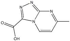 7-Methyl[1,2,4]triazolo[4,3-a]pyrimidine-3-carboxylic acid 结构式