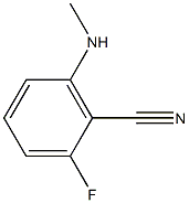 2-Fluoro-6-(methylamino)benzenecarbonitrile 结构式