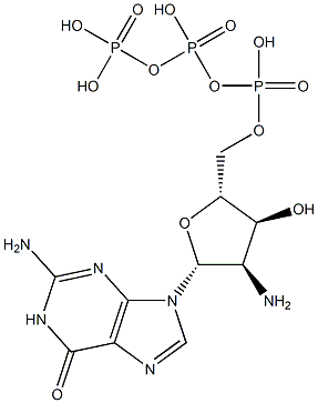 2'-Amino-2'-deoxyguanosine-5'-triphospate 结构式