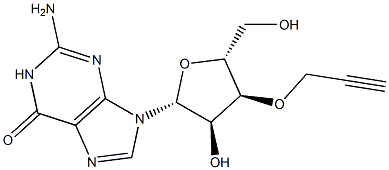 3'-O-Propargylguanosine 结构式