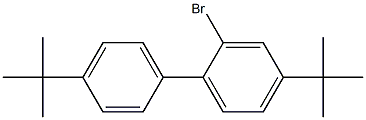 2 - 溴- 4,4'- DI -叔丁基联苯 结构式