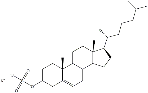胆固醇硫酸酯钾 结构式