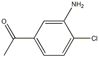 1-(3-氨基-4-氯苯基)乙烷-1-酮 结构式