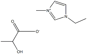 1-乙基-3-甲基咪唑乳酸 结构式