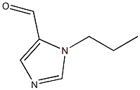 1-丙基咪唑-5-甲醛 结构式