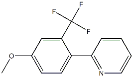 2-吡啶基-5-甲氧基三氟甲苯 结构式