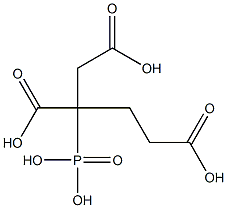 2-膦酸基-1,2,4-三羧基丁烷 结构式