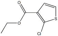 2-氯-3-噻吩甲酸乙酯 结构式