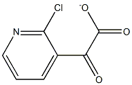 2-氯吡啶-3-乙醛酸乙酯 结构式
