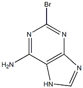 2-溴腺嘌呤 结构式