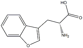 3-(3-苯并呋喃基)-D-丙氨酸 结构式