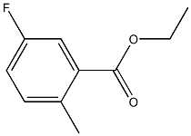 5-氟-2-甲基苯甲酸乙酯 结构式