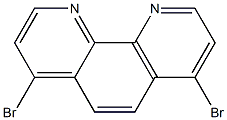 4,7-二溴-[1,10]-菲啰啉 结构式