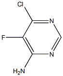 4-氨基-5-氟-6-氯嘧啶 结构式