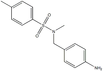 N-(4-氨基苄基)-N-甲基对甲苯磺酰胺 结构式