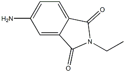 N-乙基-4-氨基-邻苯二甲酰亚胺 结构式