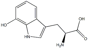 7-羟基-L-色氨酸 结构式