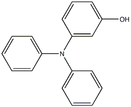 3-(二苯胺基)-苯酚 结构式