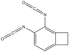 二亚甲基苯二异氰酸酯 结构式