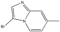 3-溴-7-甲基咪唑[1,2-A]吡啶 结构式