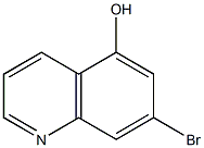 7-溴-5-喹啉醇 结构式