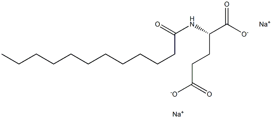 月桂酰肌谷氨酸钠 结构式