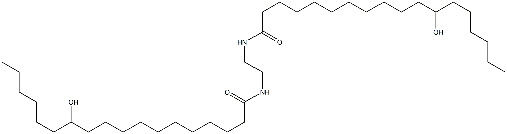 乙撑双-12-羟基硬脂酰胺 结构式