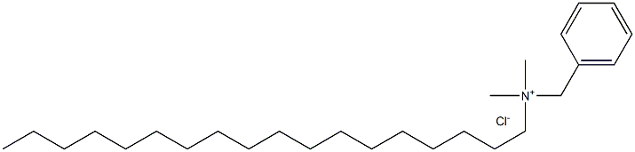 硬脂基苄基二甲基氯化铵 结构式