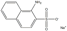 1-萘胺-2-磺酸钠 结构式