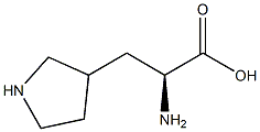 3-(3-吡咯烷基)-L-丙氨酸 结构式