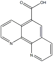 5-carboxy-1,10-phenanthroline 结构式