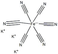 铁氰化钾水溶液(0.1MOL/L) 结构式