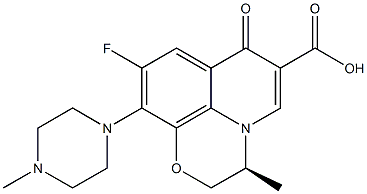 左氧氟沙星EP杂质B 结构式